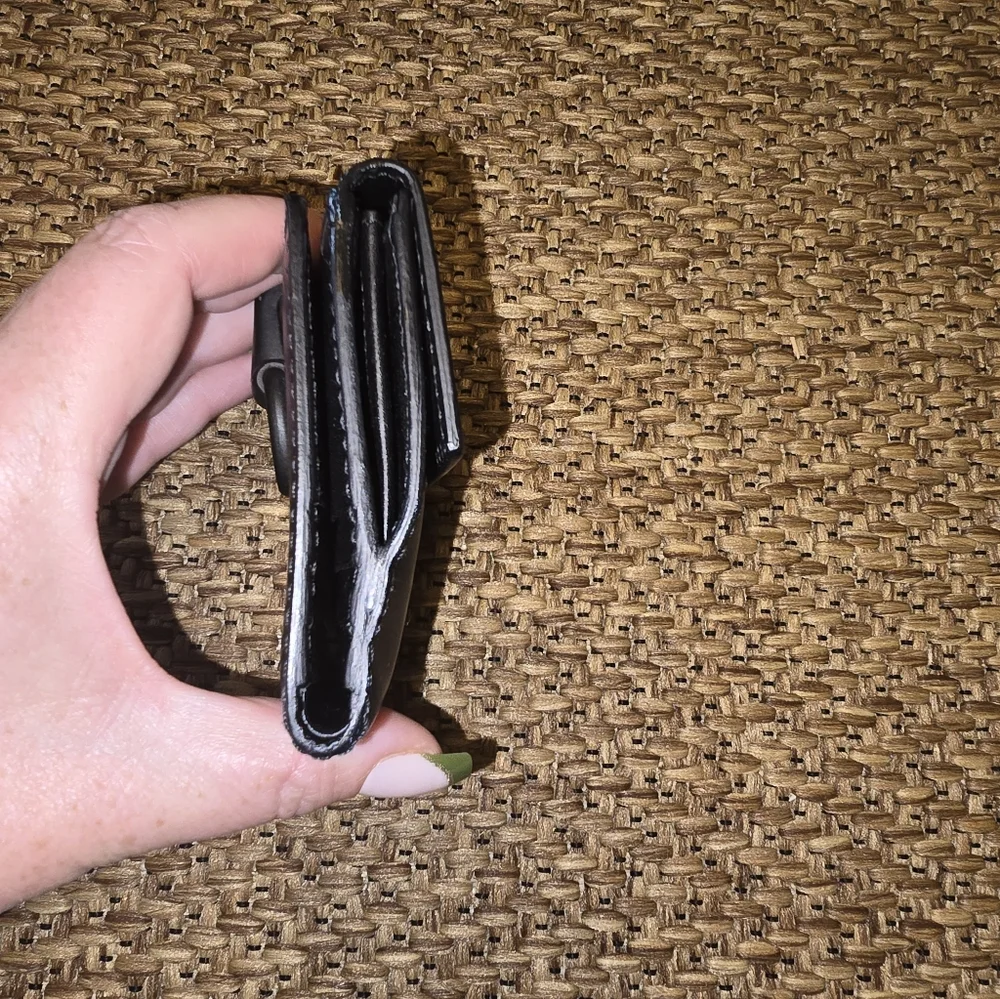 Gucci Black Leather Horse Bit Wallet